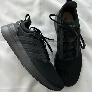 Men’s Adidas size 14 black tennis shoes